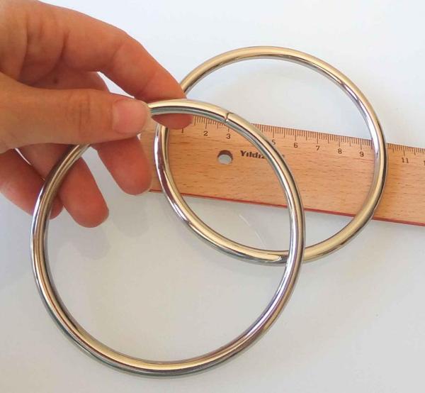 Angel Çanta Aksesuar 10 Cm Gümüş Renk Metal Çanta Sapı - Image 1