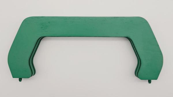 Angel Çanta Aksesuar 22 cm Ahşap Çanta Bursu Yeşil Renk - Image 1