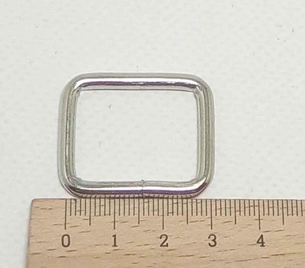 Angel Çanta Aksesuar Gümüş Renk 2X3 Cm Dikdörtgen Halka - Image 1