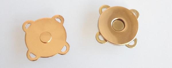 Angel Çanta Aksesuar Light Gold Dikilebilir Mıknatıslı Çıtçıt 1 Adet - Image 1