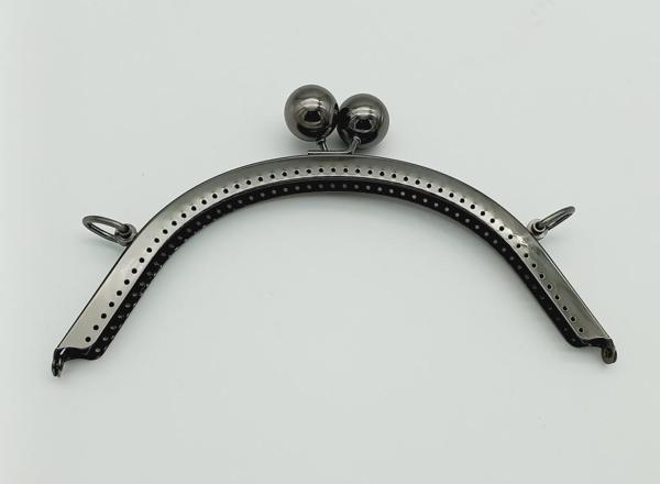 Angel Çanta Aksesuar 20 Cm Metal Toplu Füme Renk Çanta Klipsi - Image 1