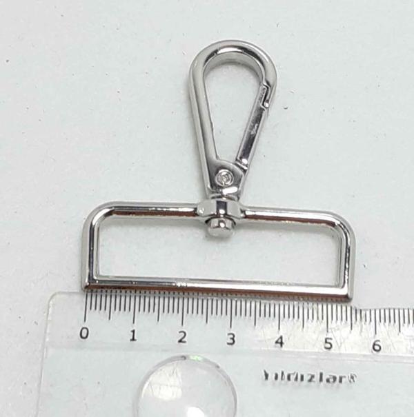 Angel Çanta Aksesuar Gümüş Renk Kanca 5 Cm - Image 1