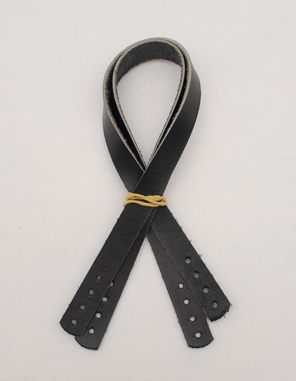 Angel Çanta Aksesuar Gerçek Deri 35X1.2 Cm Siyah Renk Çanta Sapı - Image 1