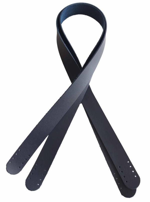 Angel Çanta Aksesuar 70X2.4 Cm Tek Kat Suni Deri Lacivert Renk Çift Sap - Image 1