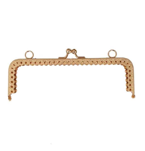 Angel Çanta Aksesuar Dikdörtgen Cüzdan Klipsi 16 Cm Light Gold Renk - Image 1