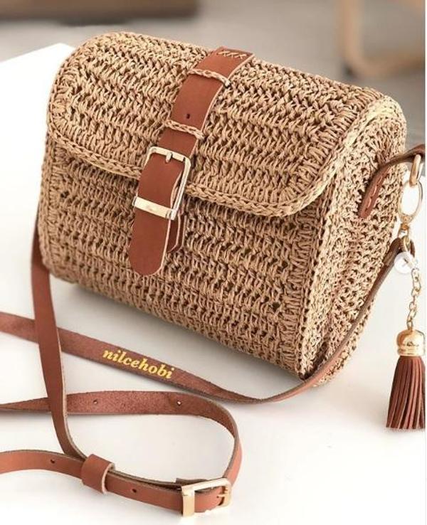 Angel Çanta Aksesuar Taba Renk Nilcehobi Gerçek Deri Çanta Seti Light Gold Metalli - Image 1