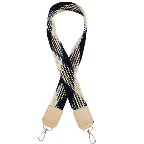 Angel Çanta Aksesuar Ledi Supra Örgü Model Bej Renk Derili Çanta Sapı No:01 Gümüş Metalli - Image 1