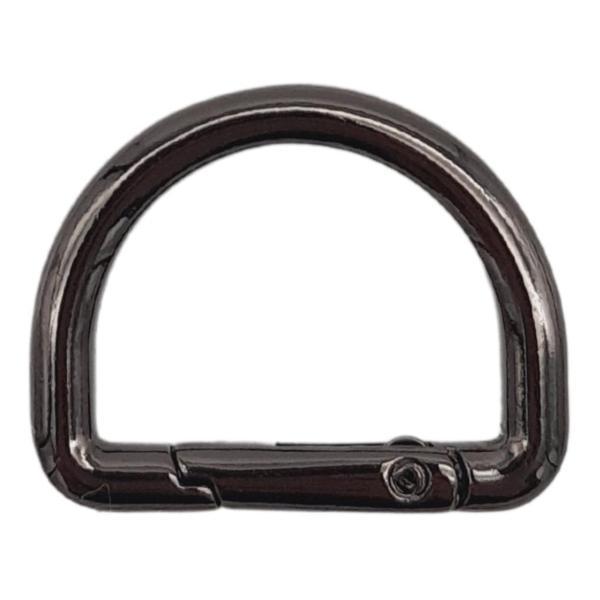 Angel Çanta Aksesuar Yaylı D Halka Füme Renk 1 Adet - Image 1