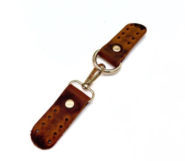 Angel Çanta Aksesuar Gerçek Deri Kancalı Böce (Kilit) Crazy Oil Hardal Sarı  Renk Light Gold Metalli - Image 1