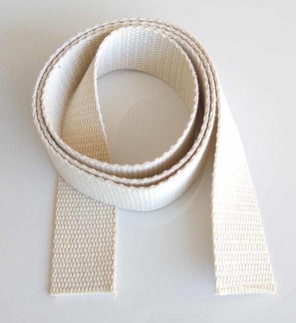 Angel Çanta Aksesuar 4 Cm Pamuklu Kolon 1 Metre Krem Renk - Image 1