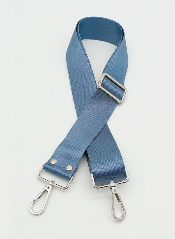 Angel Çanta Aksesuar Polyester Kolon 120X4 Cm Bebe Mavi Gümüş Metalli - Image 1