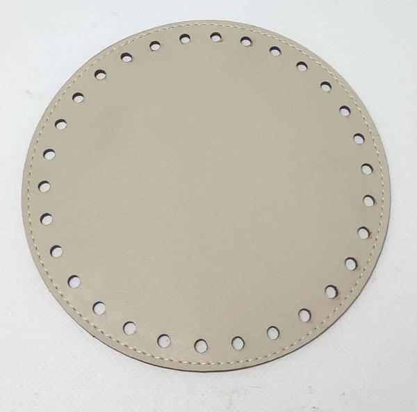 Angel Çanta Aksesuar Açık Vizon Renk 16 Cm Yuvarlak Taban Plaka - Image 1