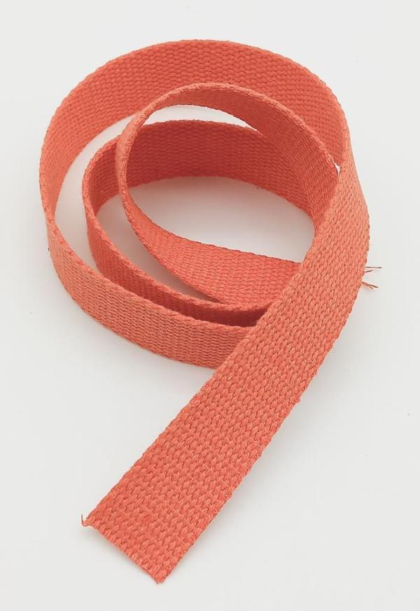 Angel Çanta Aksesuar 3 Cm Pamuklu Kolon 1 Metre Turuncu Renk - Image 1