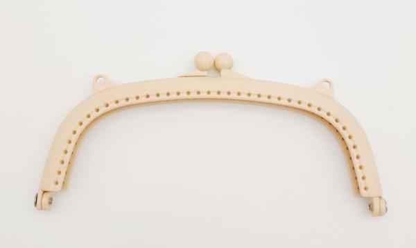 Angel Çanta Aksesuar 16 cm Plastik Cüzdan Klipsi Bej Renk - Image 1