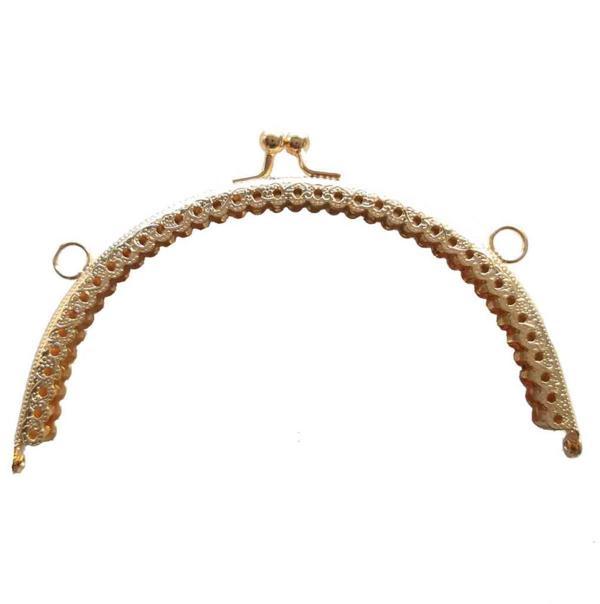 Angel Çanta Aksesuar Oval Cüzdan Klipsi 16 Cm Light Gold Renk - Image 1