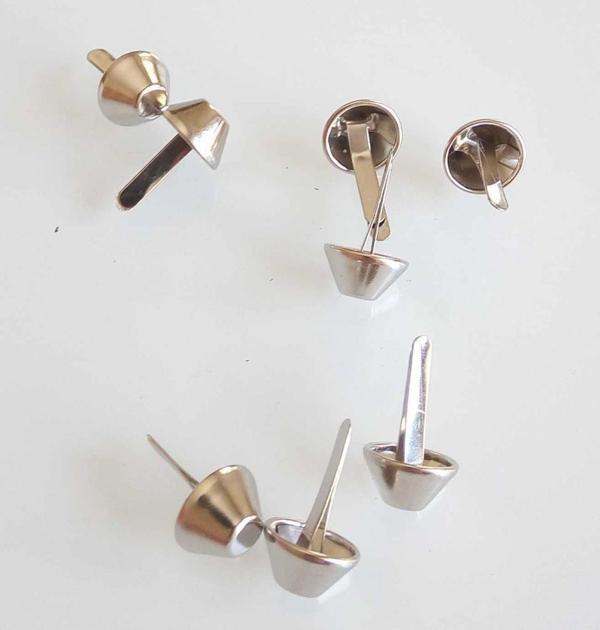 Angel Çanta Aksesuar 10Lu Gümüş Kabara Huni Model - Image 1