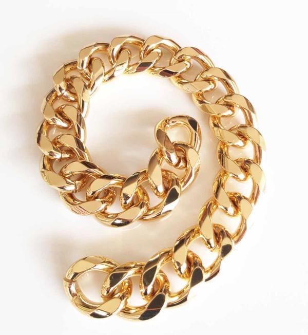 Angel Çanta Aksesuar Light Gold Renk Nice Çanta Zinciri 6Mm 22X27 (35 Cm) - Image 1