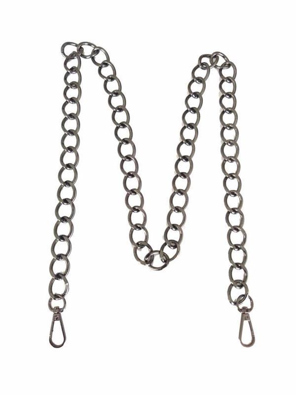 Angel Çanta Aksesuar Füme Renk Geniş Çanta Zinciri, Kancalı - Image 1