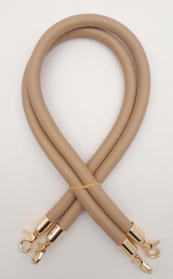 Angel Çanta Aksesuar Çift Kordon Çanta Sapı Vizon Renk Light Gold Metalli - Image 1
