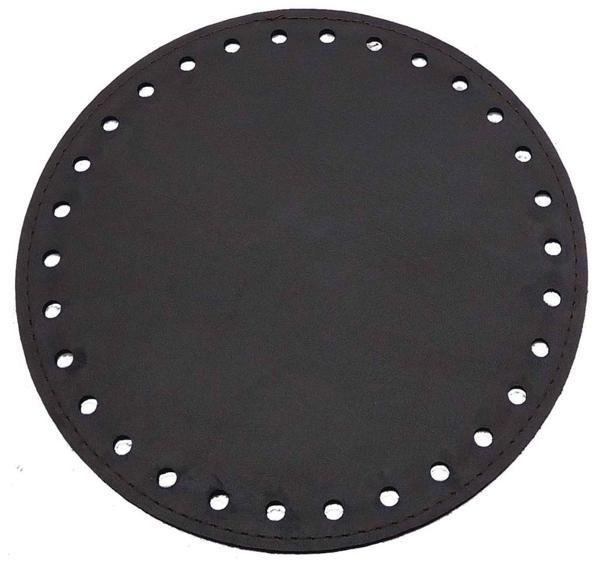 Angel Çanta Aksesuar Koyu Kahve Renk 16 Cm Yuvarlak Taban Plaka - Image 1