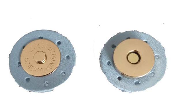 Angel Çanta Aksesuar Suni Derili Mıknatıs Mavi - Image 1