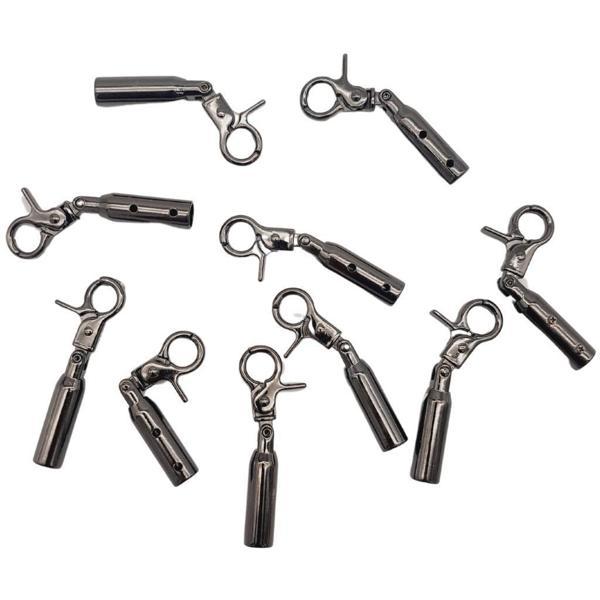 Angel Çanta Aksesuar 7 mm Kancalı Kovan Füme Renk 10 Adet - Image 1