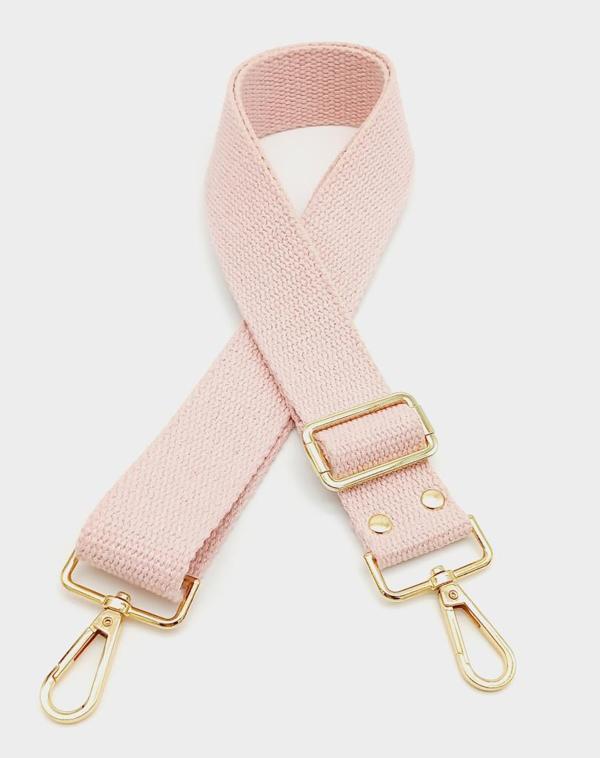 Angel Çanta Aksesuar Pamuklu Kolon 120X4 Cm Light Gold Metal Pembe - Image 1