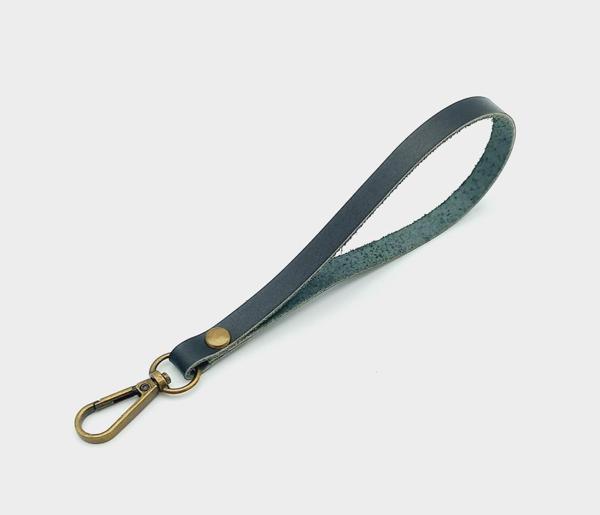 Angel Çanta Aksesuar Gerçek Deri Siyah Renk Elcik Antik Metalli - Image 1