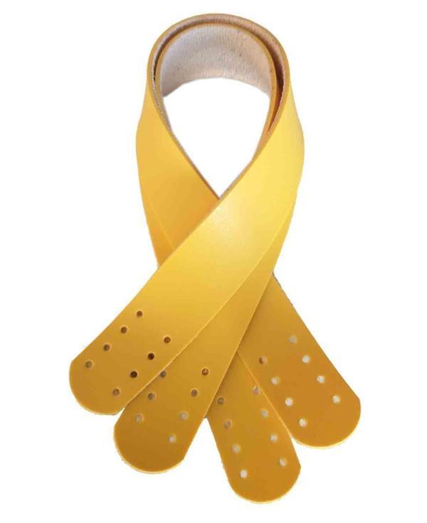 Angel Çanta Aksesuar Suni Deri El Çanta Sapı 35 Cm Sarı - Image 1