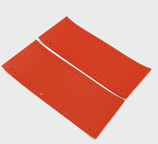 Angel Çanta Aksesuar Suni Deri Tutma Sapı Kırmızı Simit Sap 17x7.5 Cm - Image 1