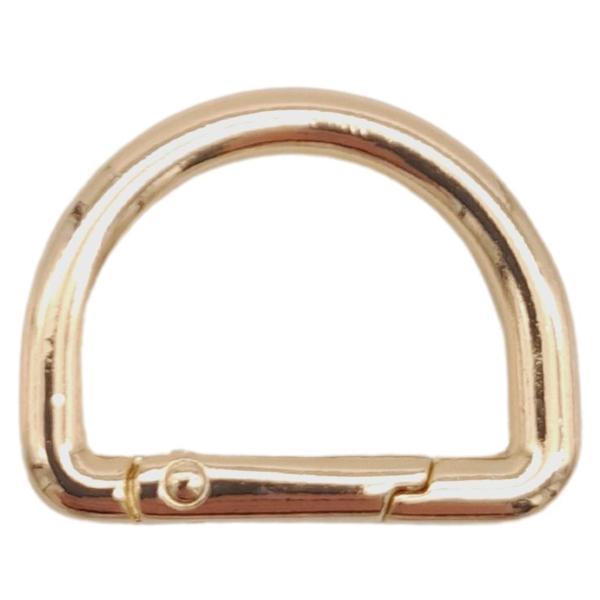 Angel Çanta Aksesuar Yaylı D Halka Light Gold Renk 1 Adet - Image 1