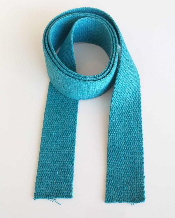 Angel Çanta Aksesuar 4 Cm Pamuklu Kolon 1 Metre Turkuaz - Image 1