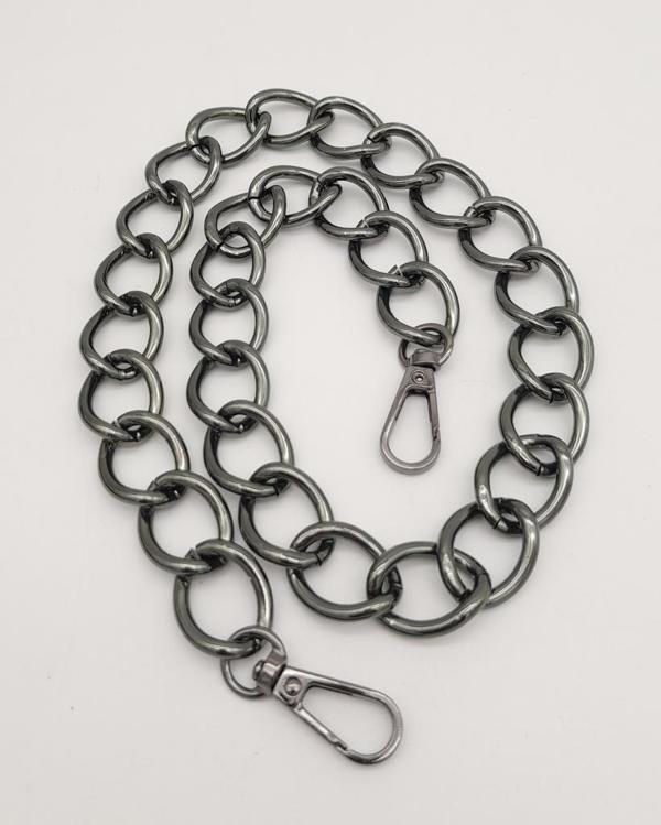 Angel Çanta Aksesuar 60 cm Füme Renk Kancalı Geniş Çanta Zinciri - Image 1