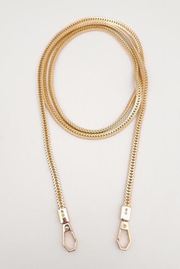 Angel Çanta Aksesuar 125 cm Light Gold Renk Kancalı Çanta Zinciri - Image 1