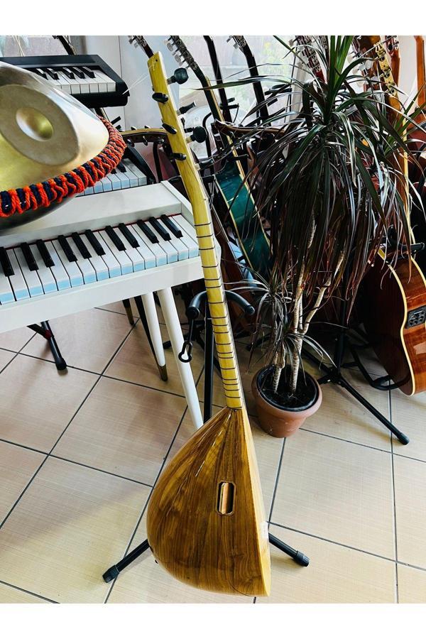 Bircan Müzik Kestane Kısa Sap Bağlama Tam Set - Image 1