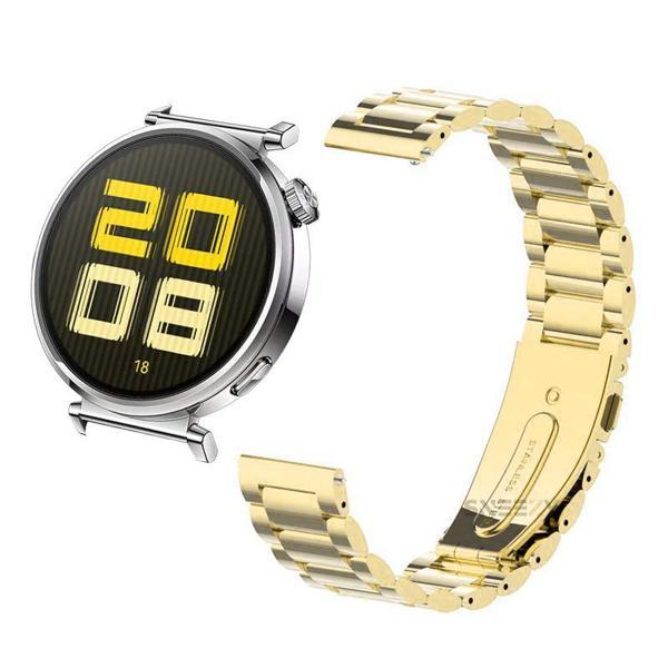 Huawei Watch Gt5 41mm İle Uyumlu Ironweft Paslanmaz Döküm Çelik Metal Kordon - Image 1