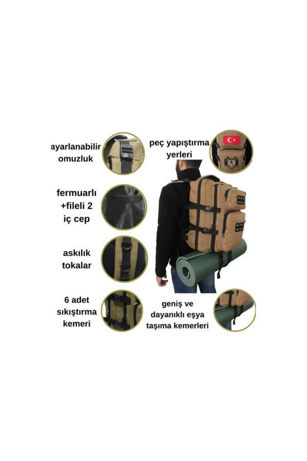 Krc Bags Outdoor Fonksiyonel Spor Dağcı Ve Taktik Çanta - Image 1