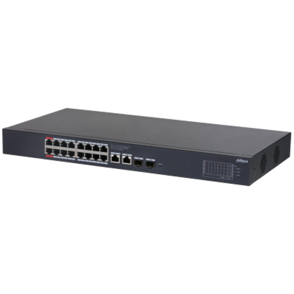 DAHUA CS4220-16GT-135 16 PORT 16XGE-2XGE-2XGE/SFP YÖNETİLEBİLİR 135W POE SWİTCH - Image 1