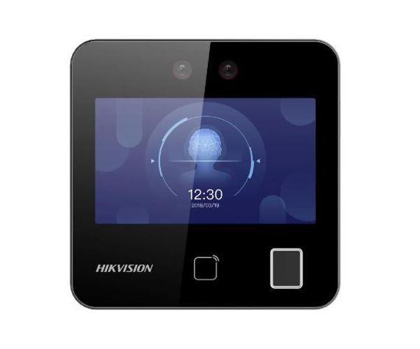 HIKVISION DS-K1T343MFWX 4.3" DOKUNMATİK EKRAN (KART / PARMAK İZİ / YÜZ TANIMA) BAĞIMSIZ  KONTROL ÜNİTESİ - Image 1