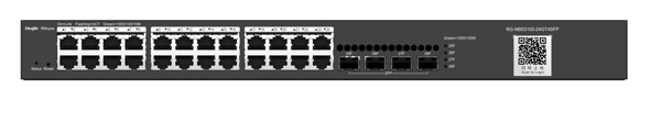 RUİJİE-REYEE  RG-NBS3100-24GT4SFP 24XGE-4XGE/SFP YÖNETİLEBİLİR F.GİGABİT NETWORK SWİTCH - Image 1