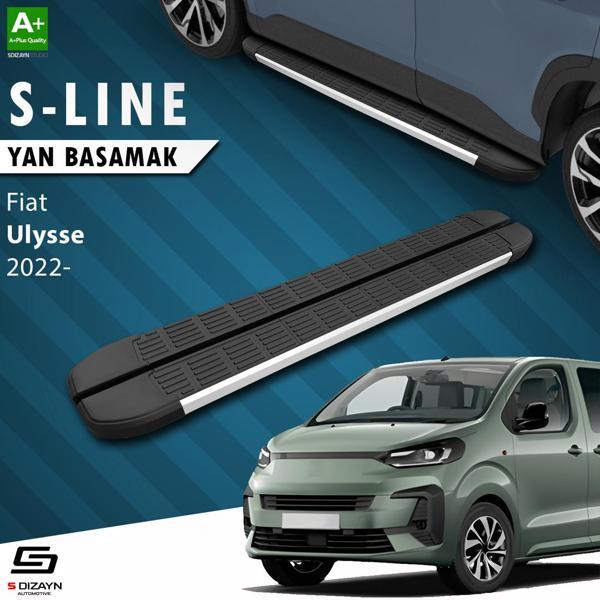 S-Dizayn Fiat Ulysse Uzun Şase S-Line Aluminyum Yan Basamak 243 Cm 2022 Üzeri A+ Kalite - Image 1