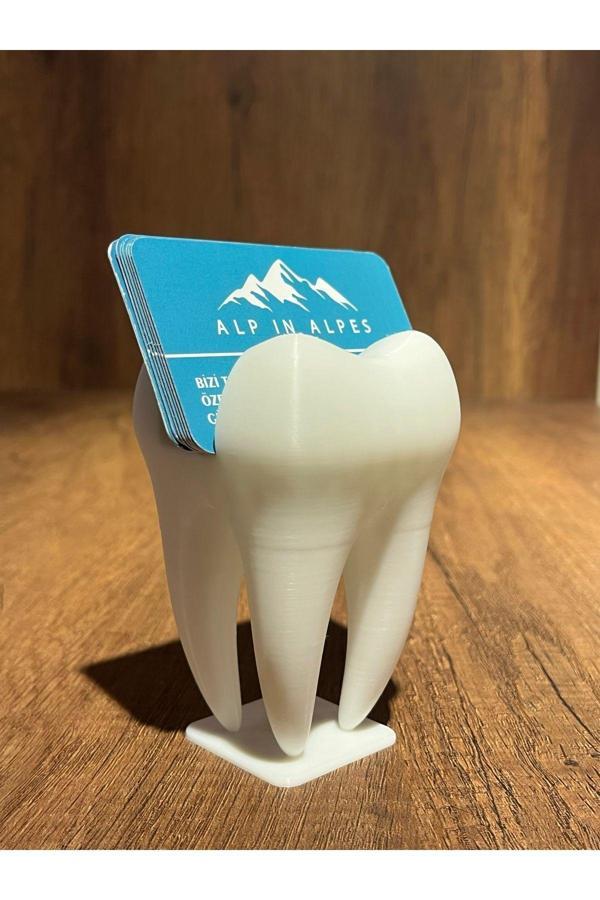 Alp İn Alpes Diş Hekimi Masa Üstü Diş Kartvizitlik - Image 1