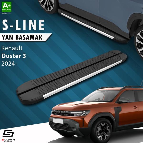 S-Dizayn Renault Duster 3 S-Line Aluminyum Yan Basamak 183 Cm 2024 Üzeri A+ Kalite - Image 1