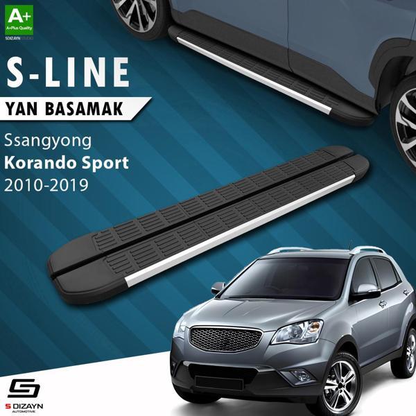 S-Dizayn Ssangyong Korando Sport S-Line Aluminyum Yan Basamak 203 Cm 2010-2019 A+ Kalite - Image 1