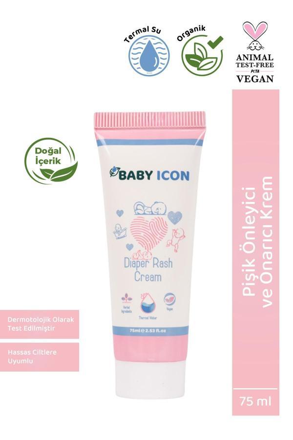 Baby Icon Organik Vegan Pişik Önleyici Ve Onarıcı Krem - Image 1