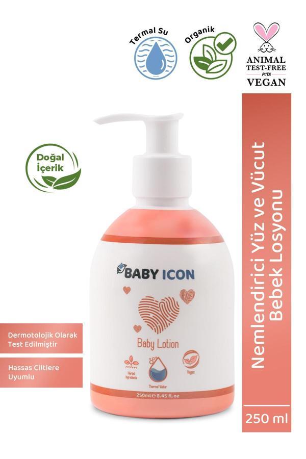 Babyıcon Organik Vegan Nemlendirici Yüz Ve Vücut Bebek Losyonu - Image 1