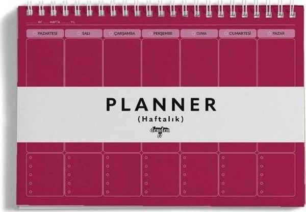 Denden Planner 32cmx23cm Kırmızı - Image 1