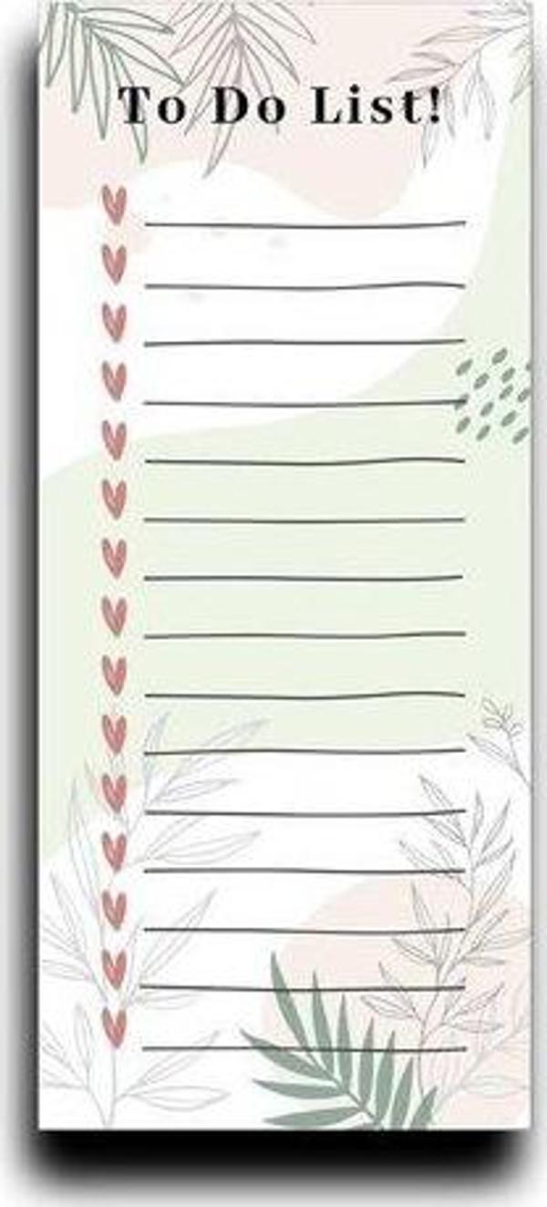 Denden To Do List Leaves 9,5cmx22,5cm - Image 1
