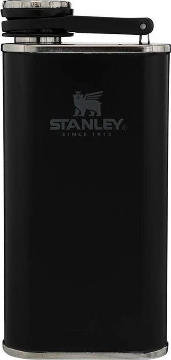 Stanley 10-00837-127 Klasik 0.23 Litre Paslanmaz Çelik Cep Matarası - Siyah - Image 1