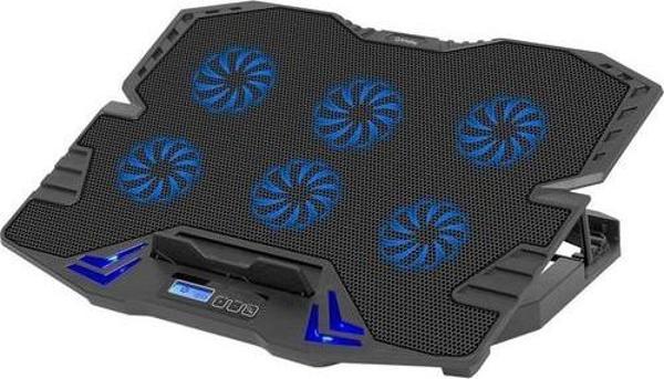 Fnc-5235St Gs6 Notebook Soğutucu (6Xfan) Lcd Kontrol Panel Metal Izgara 5 Kademeli Yükseklik - Image 1